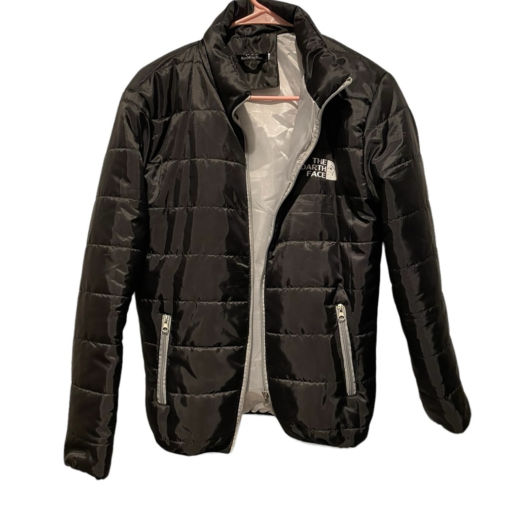 The Darth Face Men Puffer Jacket Size Small